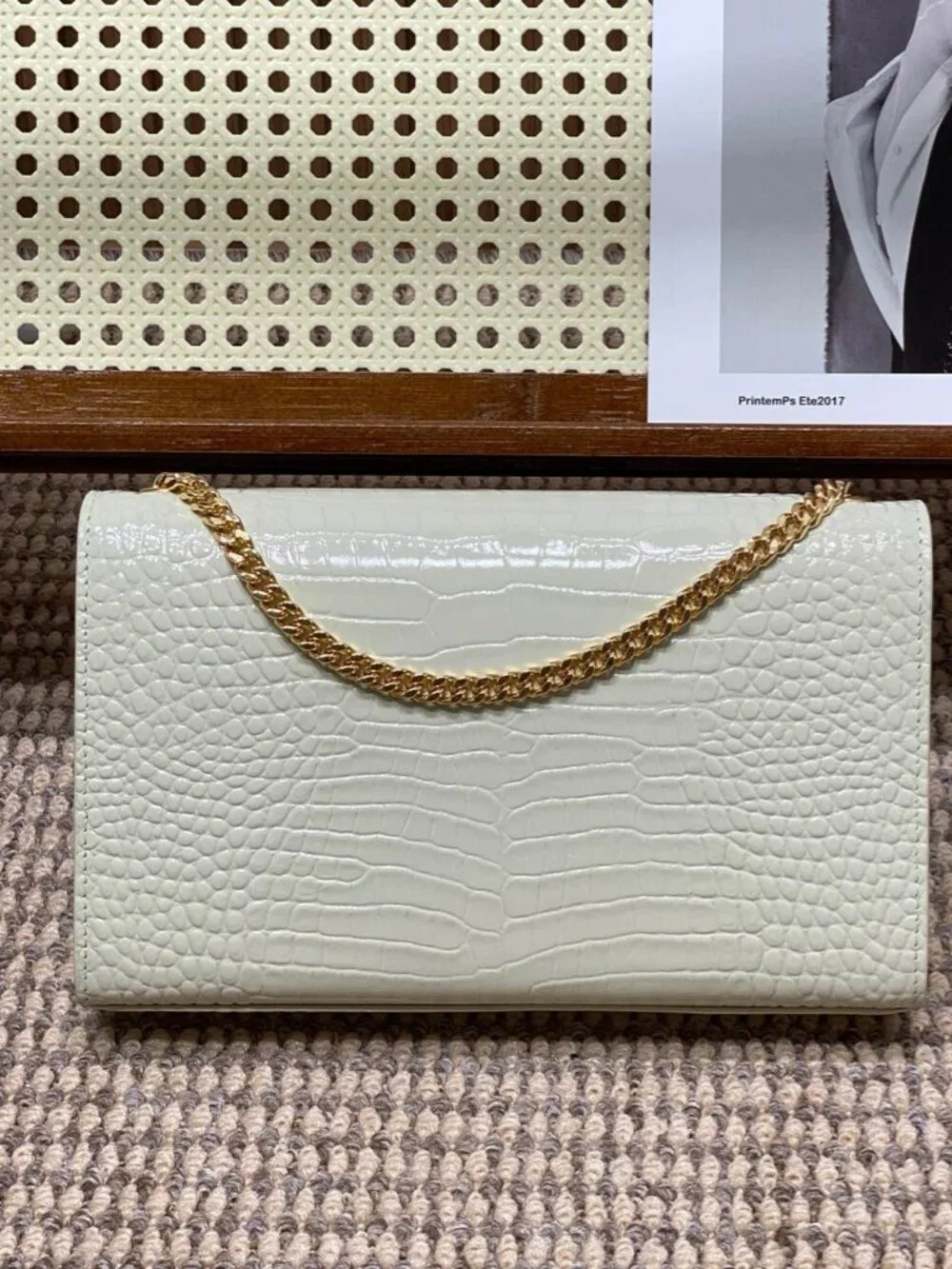 ✅Yves Saint Laurent Crocodile Crossbody Bag - Picture 2 of 11